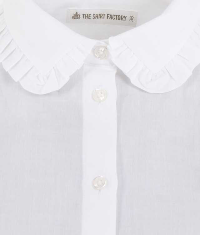 Chloe Organic Cotton White Blouse The Shirt Factory