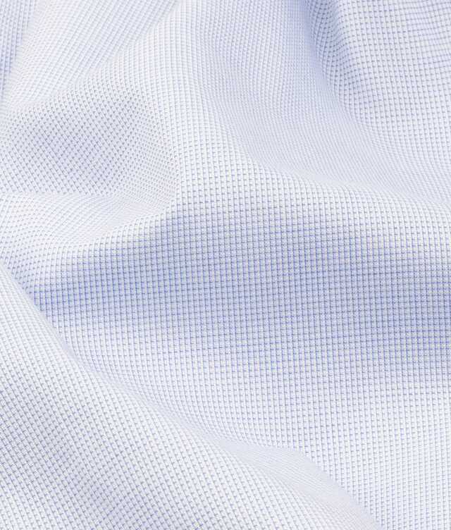 Stockholm Blue Easy To Iron Twill Shirt Extra Long Sleeve The Shirt Factory