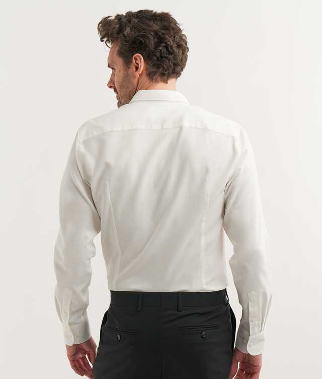 Varese White Twill Shirt Extra Long Sleeve The Shirt Factory