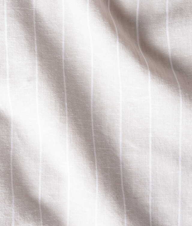 Amalfie Stripe Beige Linen shirt  The Shirt Factory