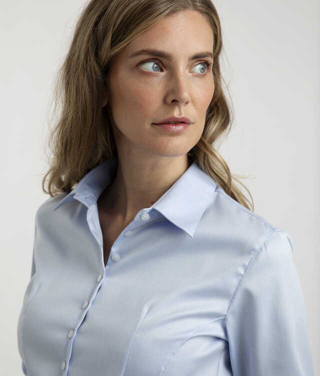 Moa Superior Twill Light Blue Shirt The Shirt Factory