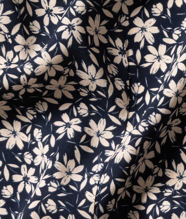 Tilde Dusk Floral Dark Blue The Shirt Factory
