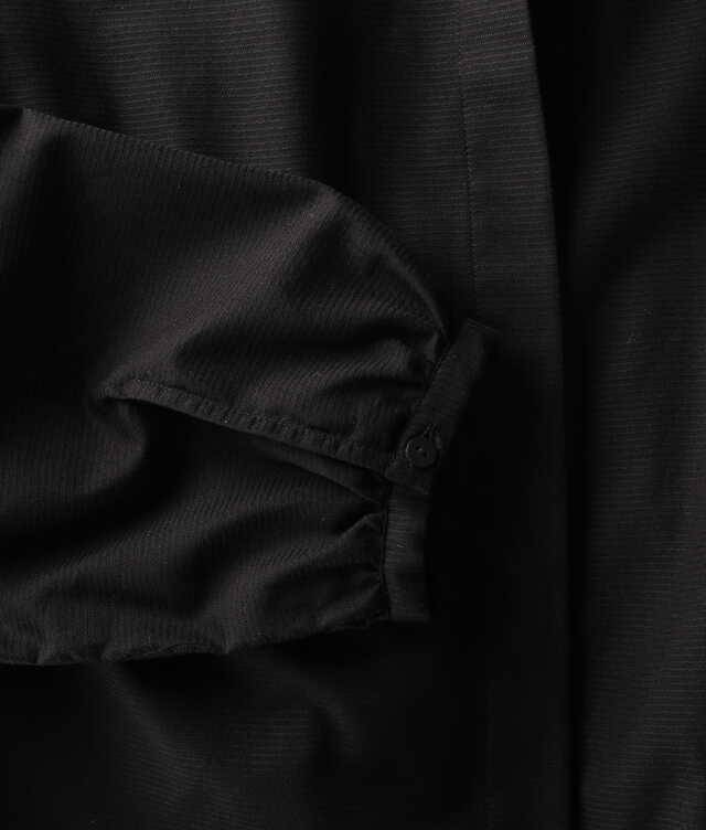 Ina Sheer Cotton Black Shirt The Shirt Factory