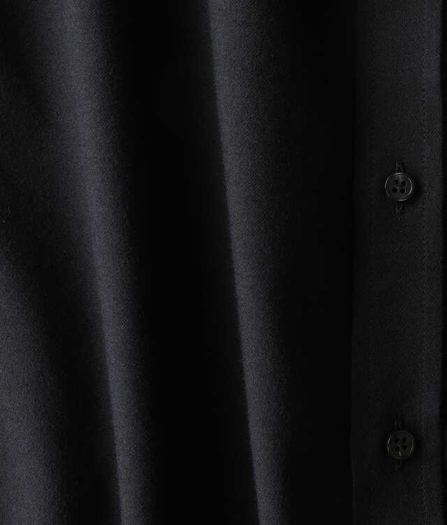 Niseko Brushed Black Twill Shirt The Shirt Factory