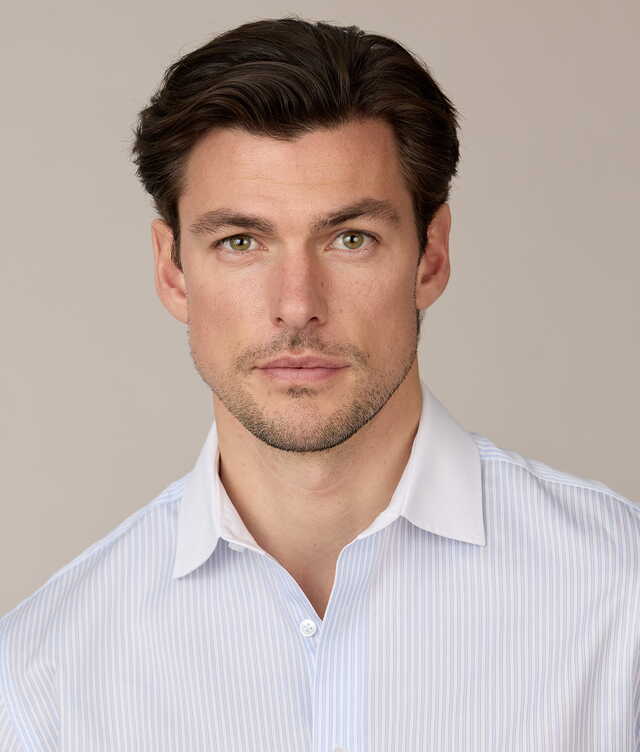 Claremont Randig Kontrastskjorta The Shirt Factory