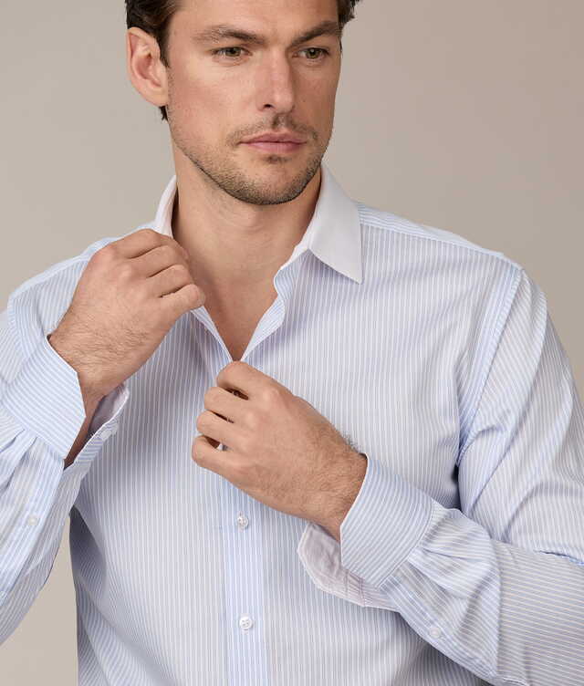 Claremont Randig Kontrastskjorta The Shirt Factory