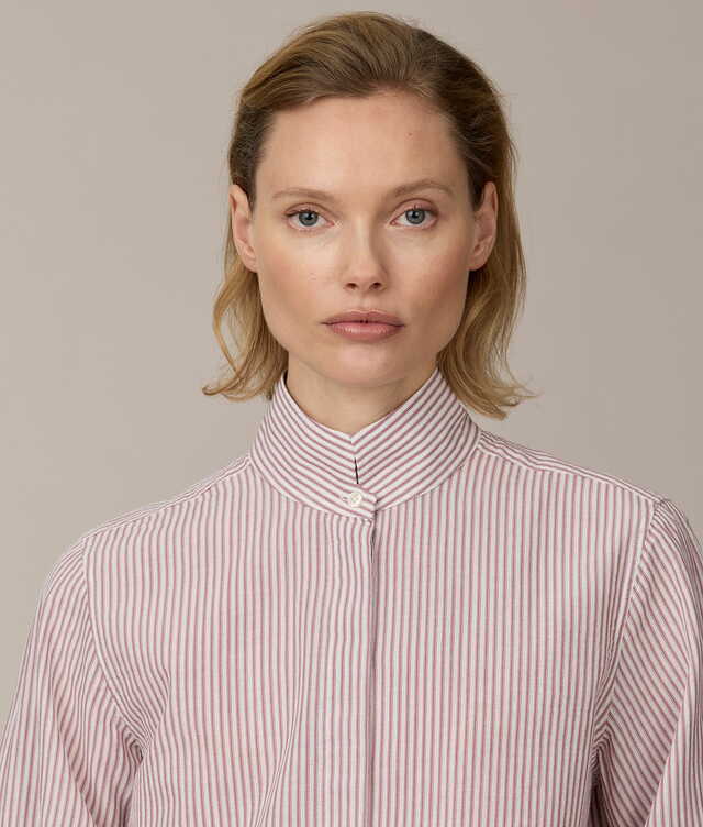 Elsie Lumina Stripe Rosa Skjorta The Shirt Factory