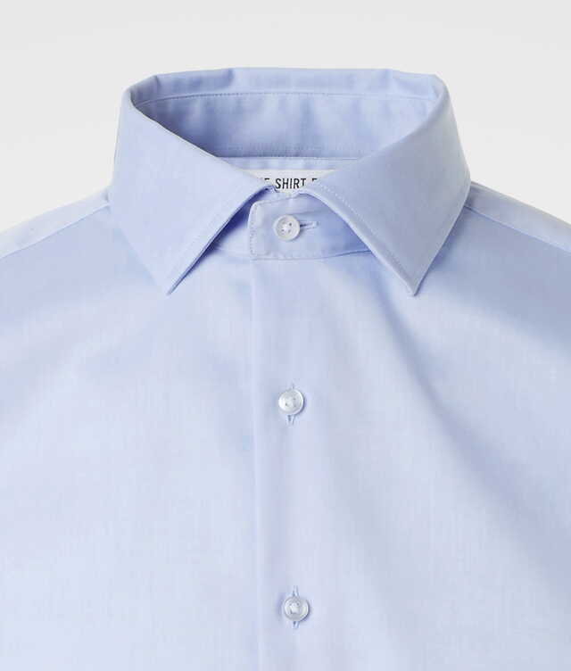 Grand Twill Non-Iron Light Blue Shirt The Shirt Factory