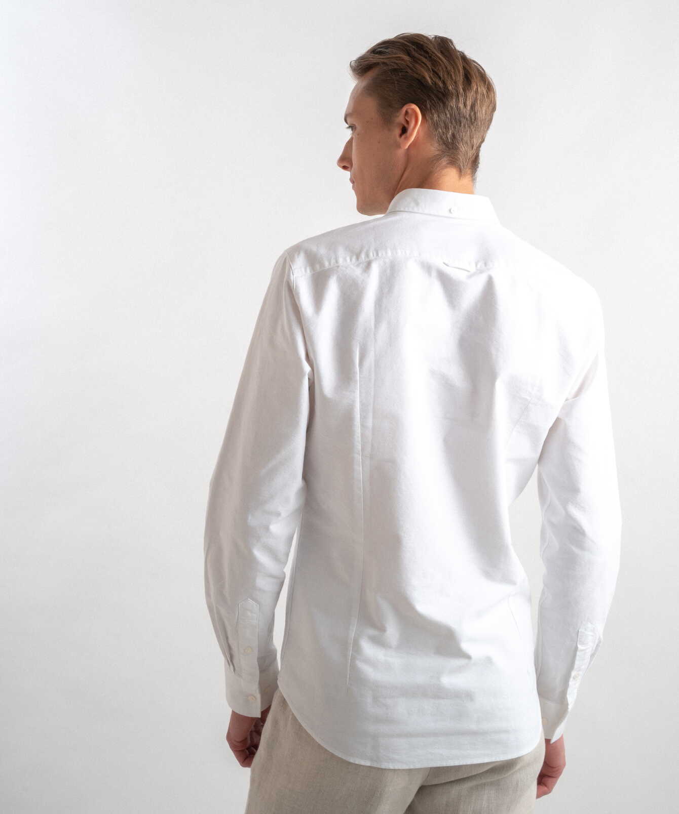 Shirt Boston Oxford White Shirt Extra Long sleeve The Shirt Factory
