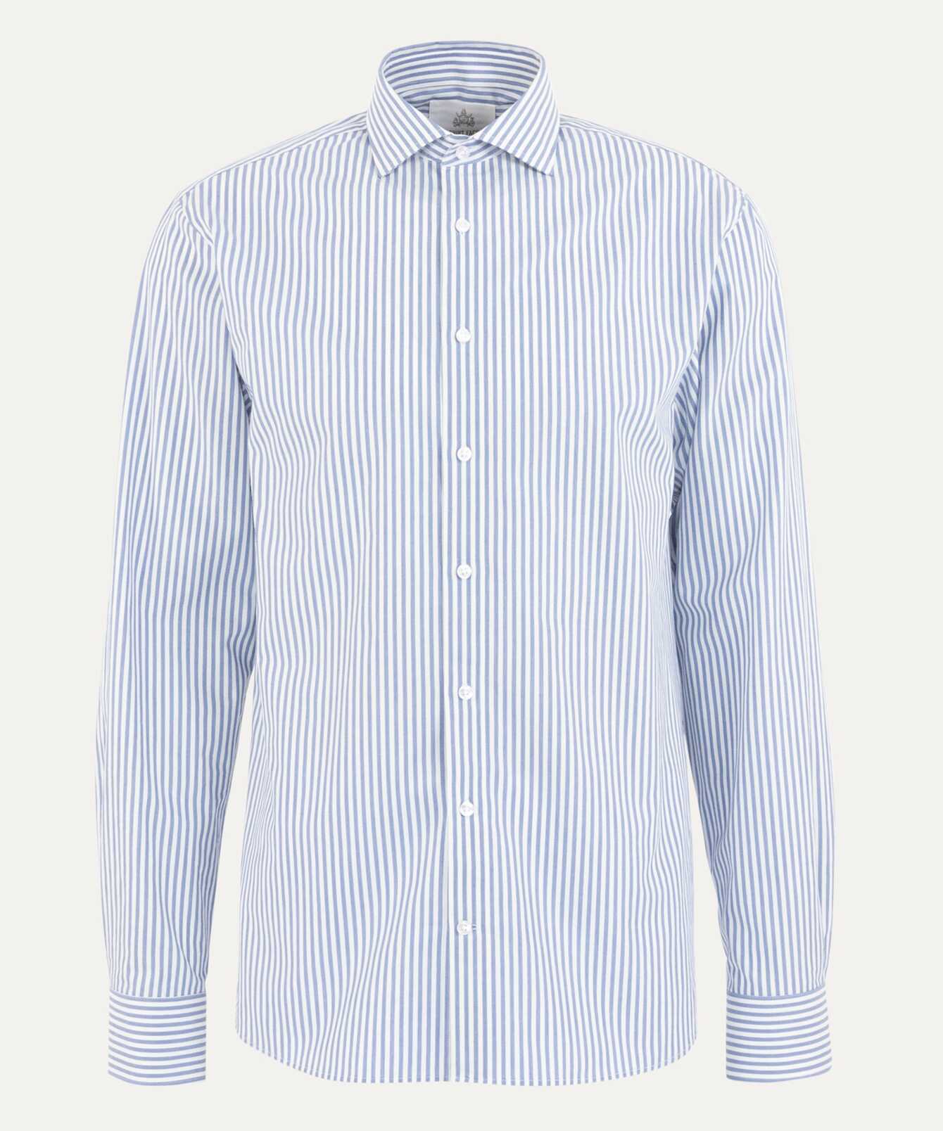 Shirt Montmelo Blue Stripe Shirt Extra Long Sleeve The Shirt Factory