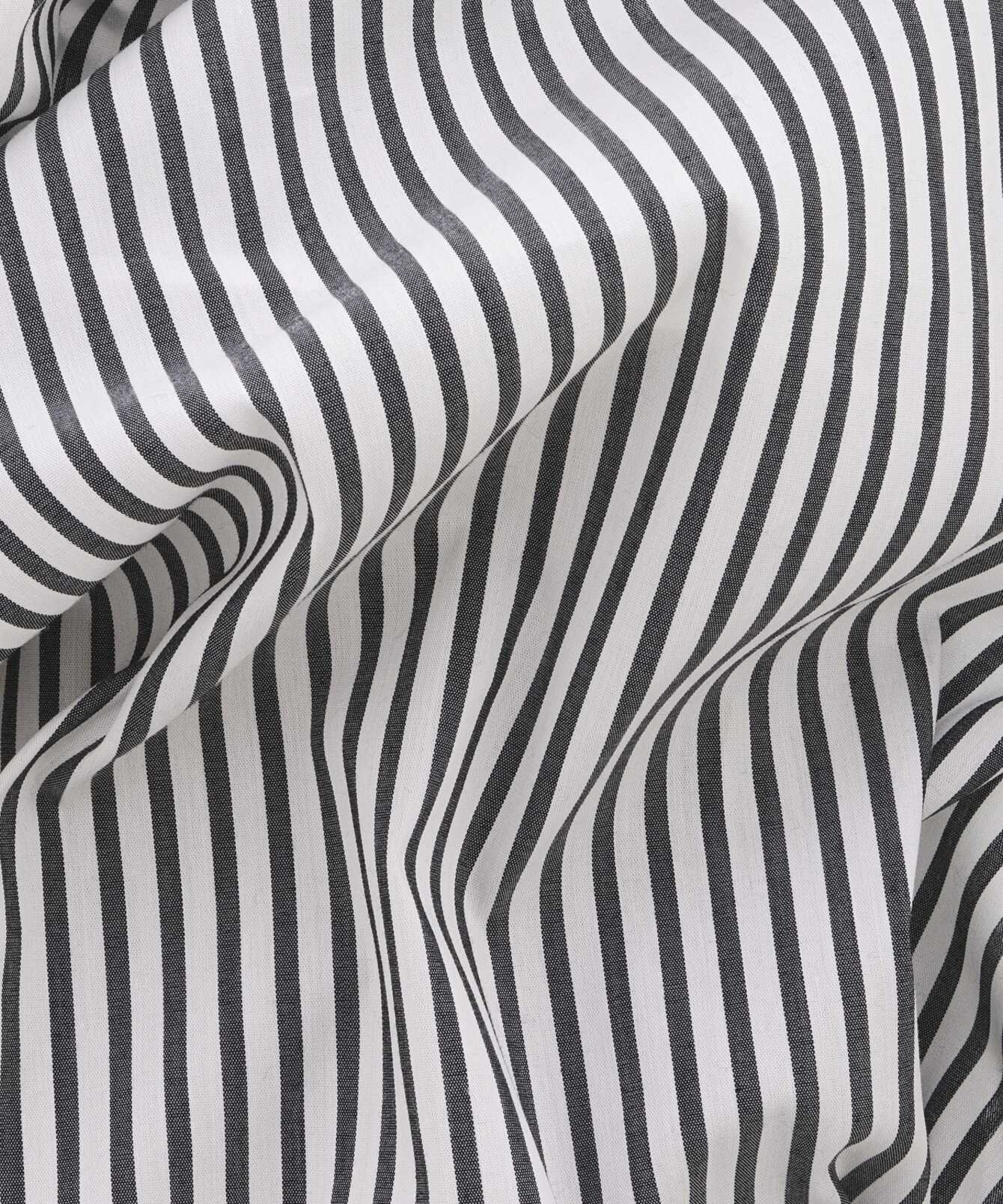 Skjorta Eloise Striped Svart Vit Randig Skjorta The Shirt Factory