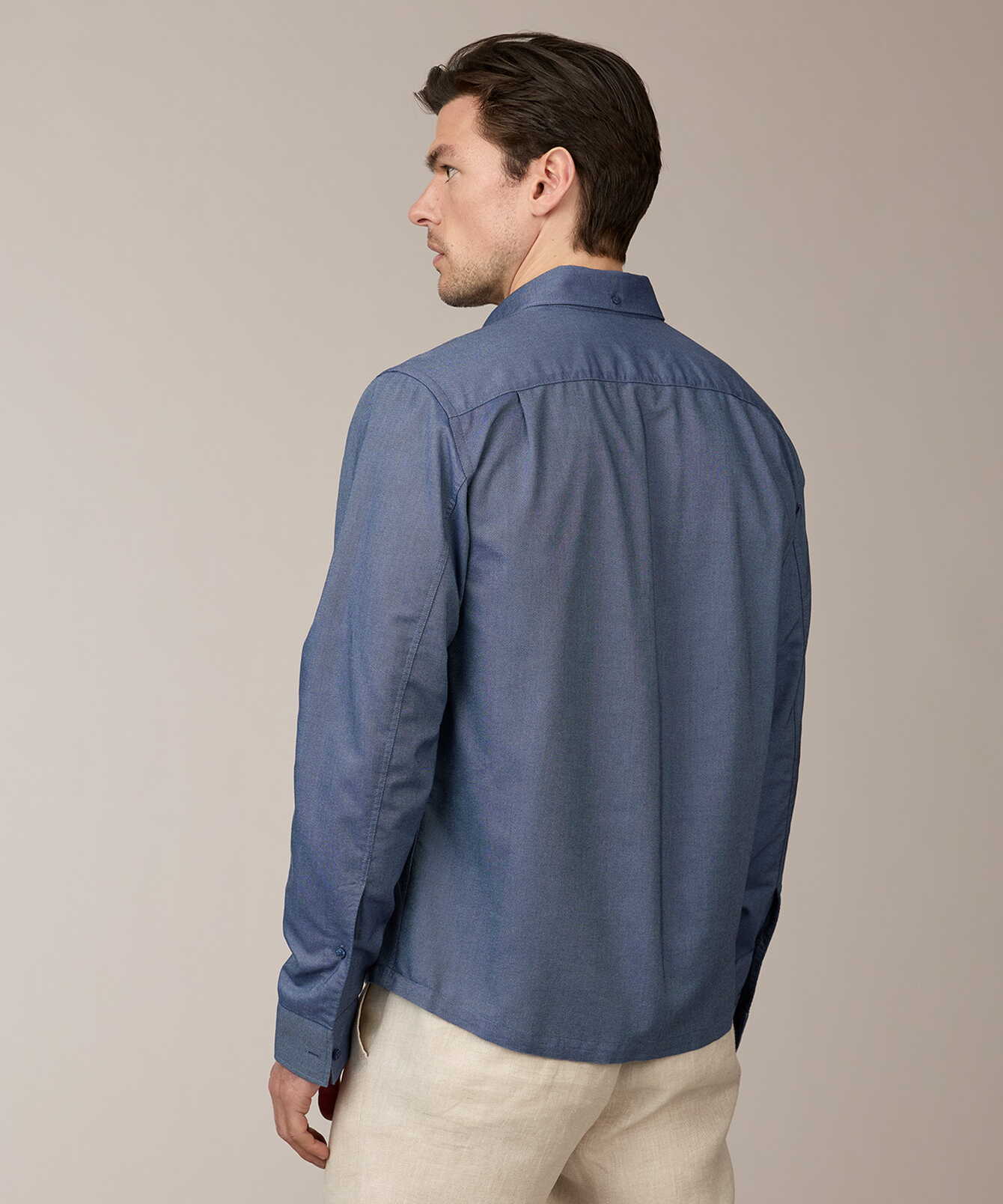 Skjorta Boston Oxford Denimblå Skjorta The Shirt Factory