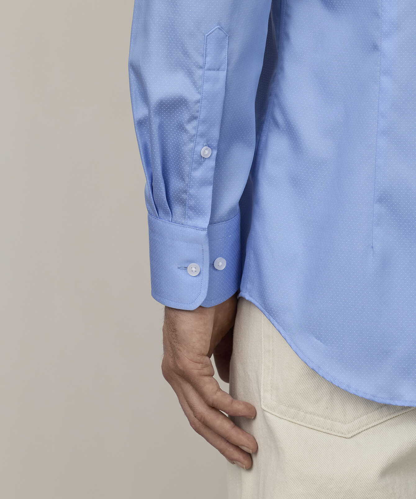 Shirt Lucerne Micro Doft Blue Shirt The Shirt Factory