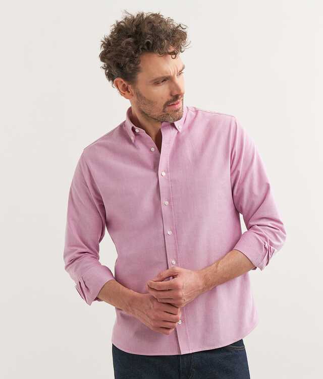 Shirt Boston Oxford Pink Shirt The Shirt Factory