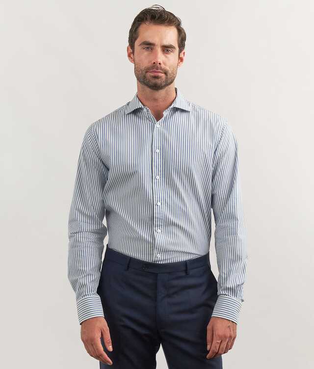 Regular fit - Montmelo Blue Stripe Shirt