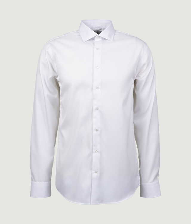 Shirt Brickell White Dobby shirt The Shirt Factory
