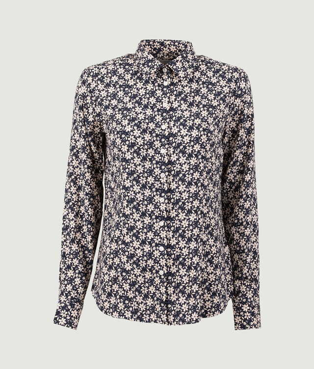 Shirt Tilde Dusk Floral Dark Blue The Shirt Factory