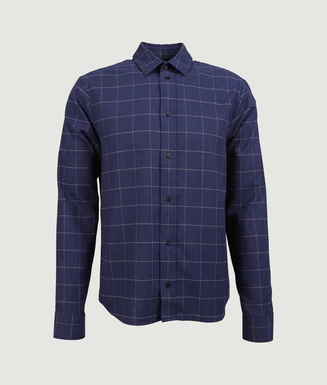 Skjorta Valsesia Rutig Borstad Skjorta The Shirt Factory