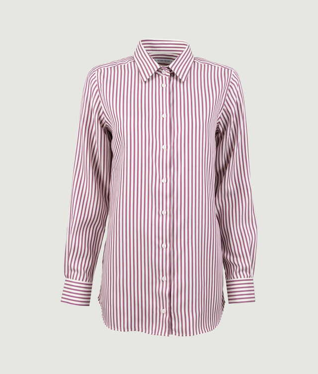 Shirt Mickan Legacy Stripe Berry Shirt The Shirt Factory