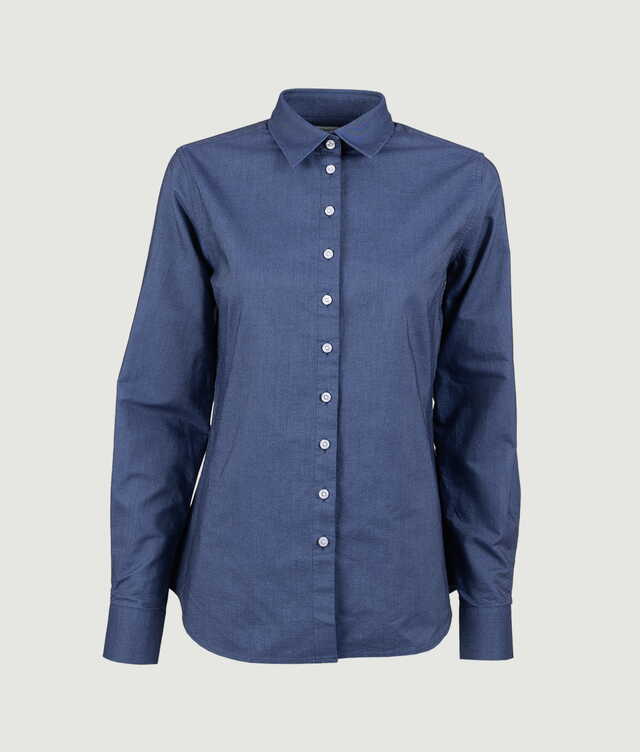 Shirt Tilde Boston Oxford Denim Blue The Shirt Factory
