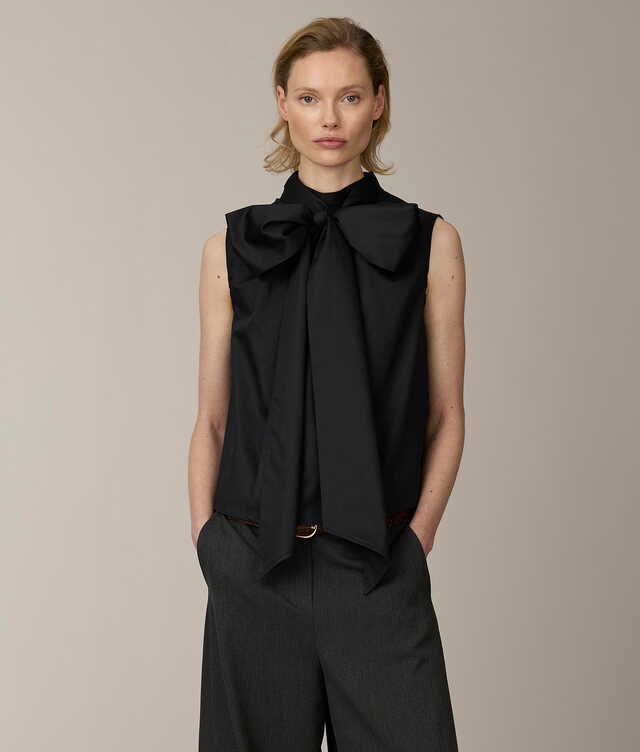 Skjorta Cleo Cotton Poplin Svart Tank top The Shirt Factory