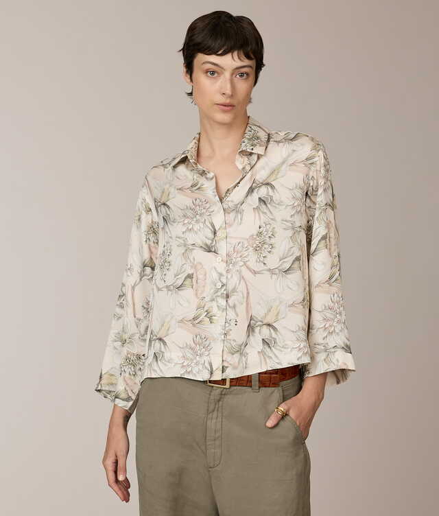 2415 - Melina Soft Petal Sketch Blouse