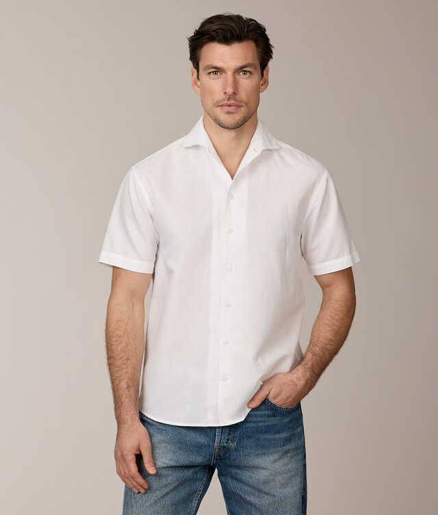 Shirt Portofino White Short Sleeve Shirt The Shirt Factory