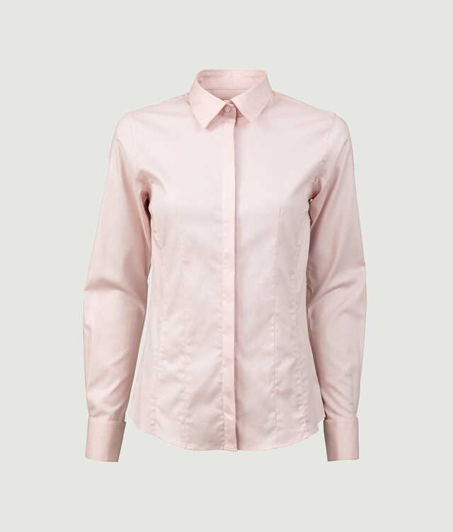 23581 - Emma Royal Stretch Light Pink Shirt