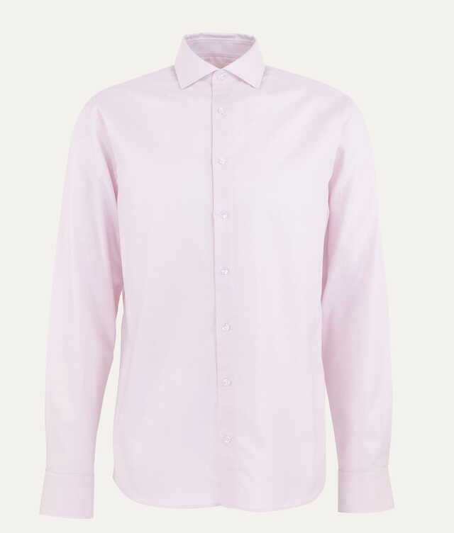 Slim fit - Strasbourg Pink Shirt with Micro Print