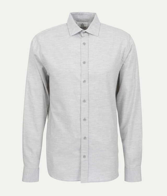 Slim fit - Colorado Light Grey Melange Shirt