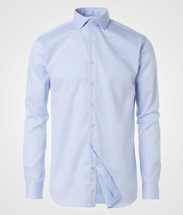 Regular fit - Grand Twill Non-Iron Light Blue Shirt
